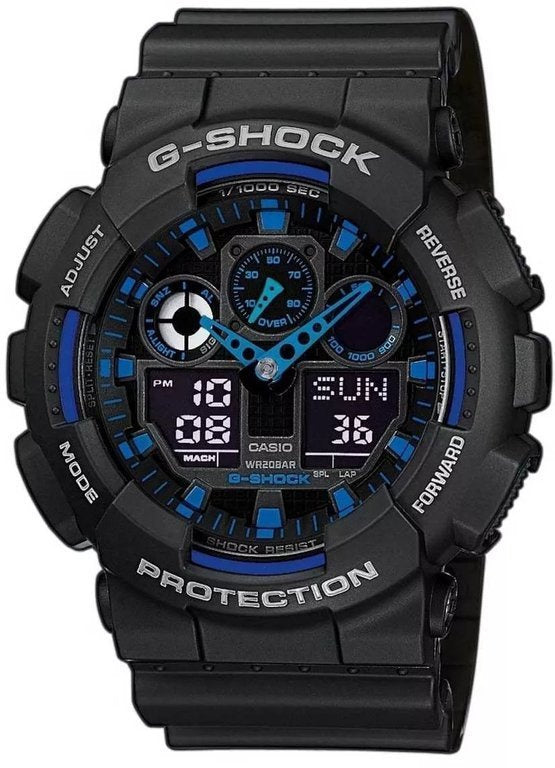 ZEGAREK MÄ˜SKI CASIO G-SHOCK GA-100-1A2ER (zd135b) + BOX