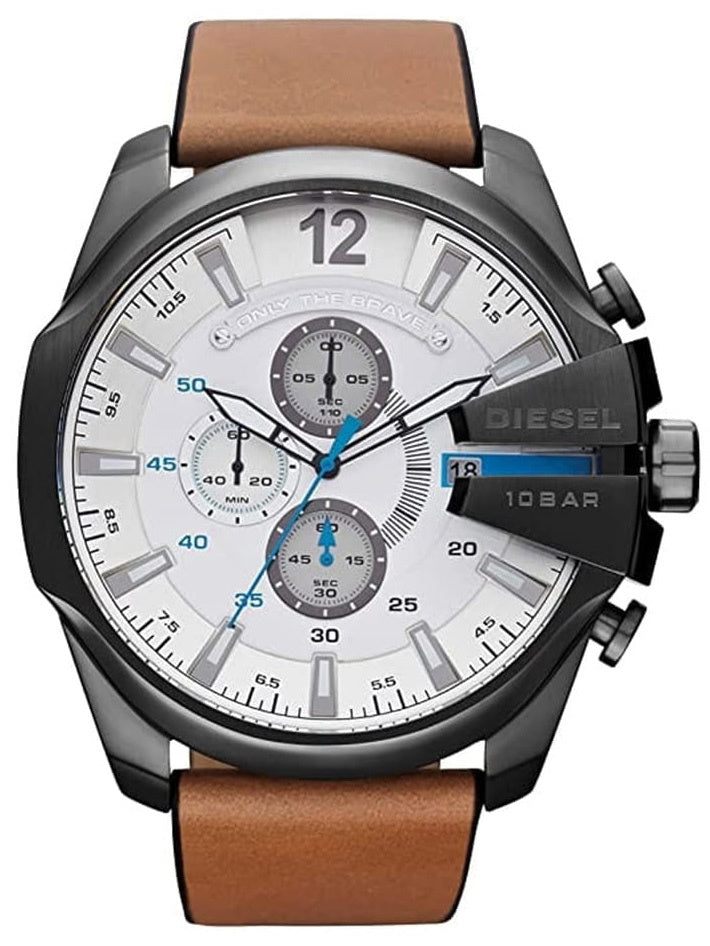 DIESEL MEN'S WATCH DZ4280 - MEGA CHIEF + BOX