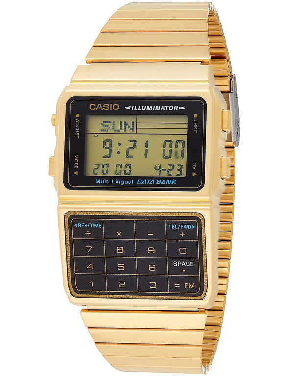 ZEGAREK MÄ˜SKI CASIO VINTAGE DATABANK DBC-611G-1 (zd163a) + BOX