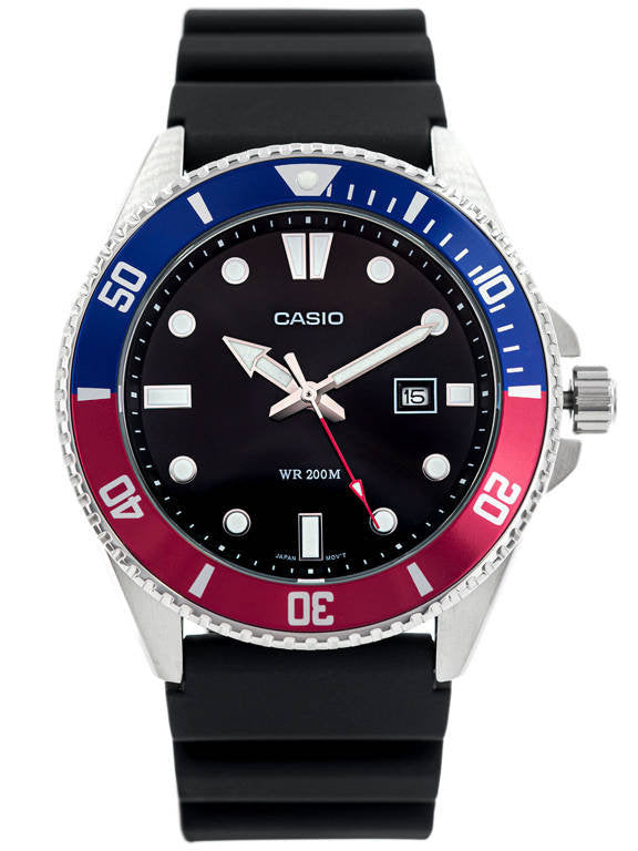 CASIO MEN'S WATCH MDV-107-1A3 (zd172b) + BOX