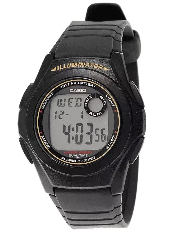 CASIO MEN'S WATCH F-200W-9ADF (zd151d) + BOX
