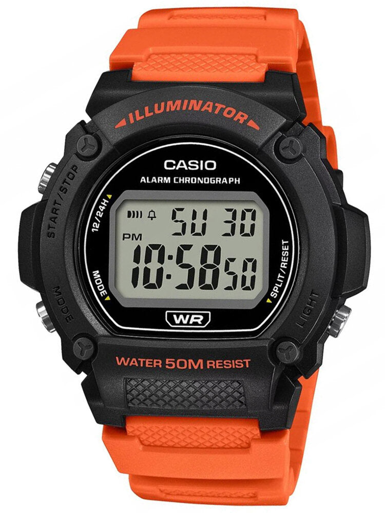 CASIO MEN'S WATCH W-219H-4A + BOX